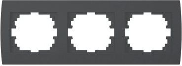 Kanlux Ramka potrójna pozioma grafit (25296)