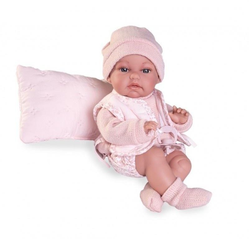 Lalka Baby Toneta z elastycznym tułowiem z poduszką Antonio Juan 70364
