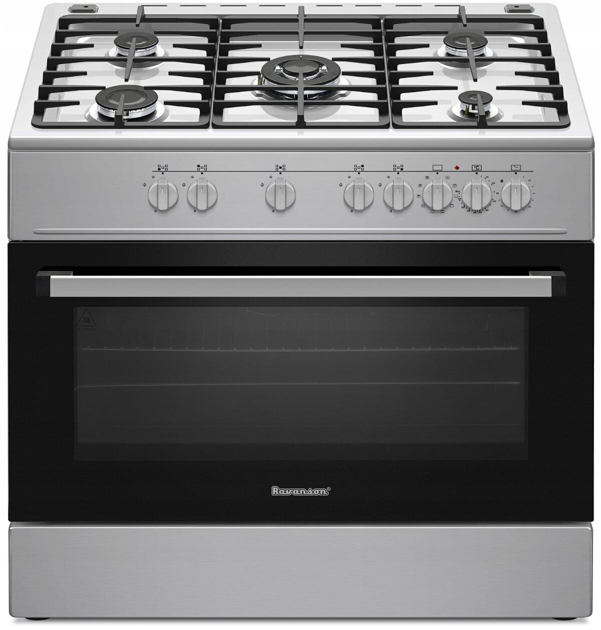 Kuchnia gazowo elektryczna Ravanson KWGE-K90A Cheff (inox)