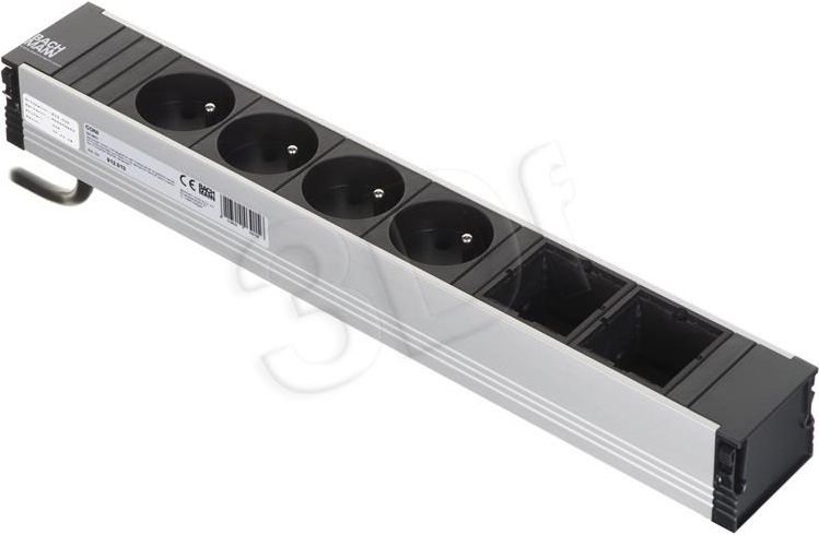 Listwa zasilająca Bachmann 4 gniazda czarna (912.013)