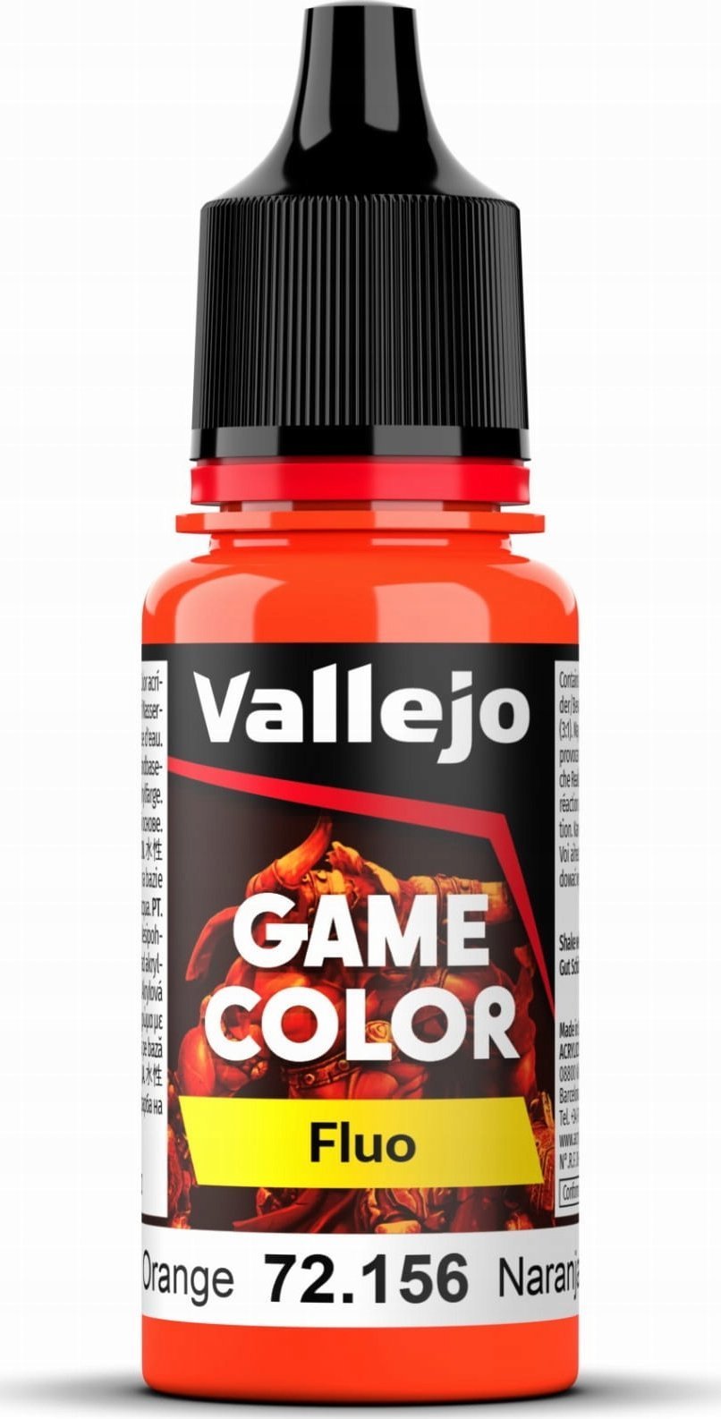 Vallejo Vallejo: 72.156 - Game Color - Fluo - Orange (18 ml)