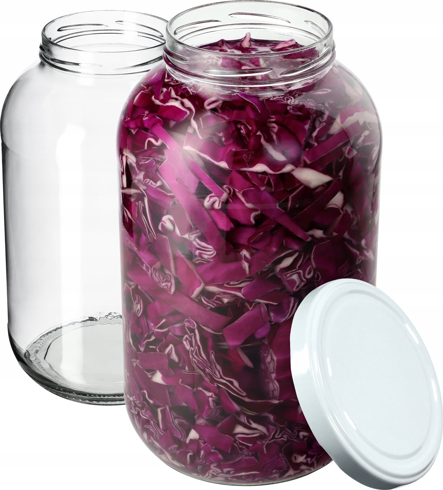 Kadax 2x Słoik 4L Słój Na Ogórki Nalewki + Wieczko fi100