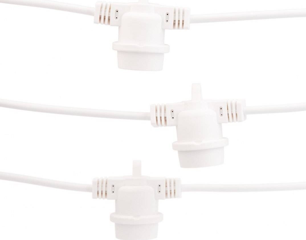 Tajemniczy ogród Girlanda świetlna ogrodowa 10m 20 opraw biała