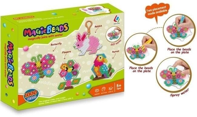 Zestaw do robienia breloków z koralików 1000el