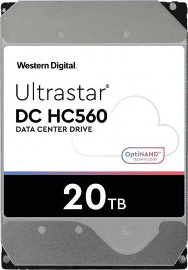 Dysk serwerowy WD Ultrastar DC HC560 20TB 3.5'' SAS-3 (12Gb/s) (0F38651)