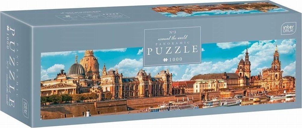 Interdruk Puzzle panoramiczne 1000el Around the World 3 INTERDRUK