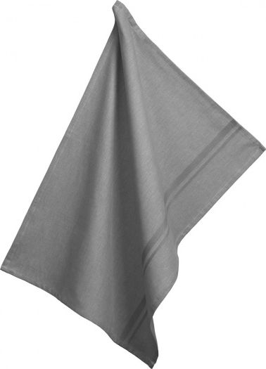 Kela ręcznik do herbaty Tia 70 x 50 cm bawełna ciemnoszary
