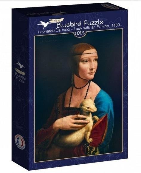 Puzzle 1000 Dama z łasiczką Leonardo da Vinci 1489