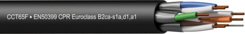 Procab Procab CCT65F-CCA/3 Networking cable - CAT6A - U/FTP - solid 0.25 mm? - 23 AWG - EN50399 CPR Eur