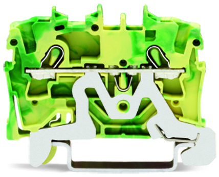 Wago Złączka przelotowa 2-przewodowa 32,9x50,8mm żółto-zielona - 2002-1207