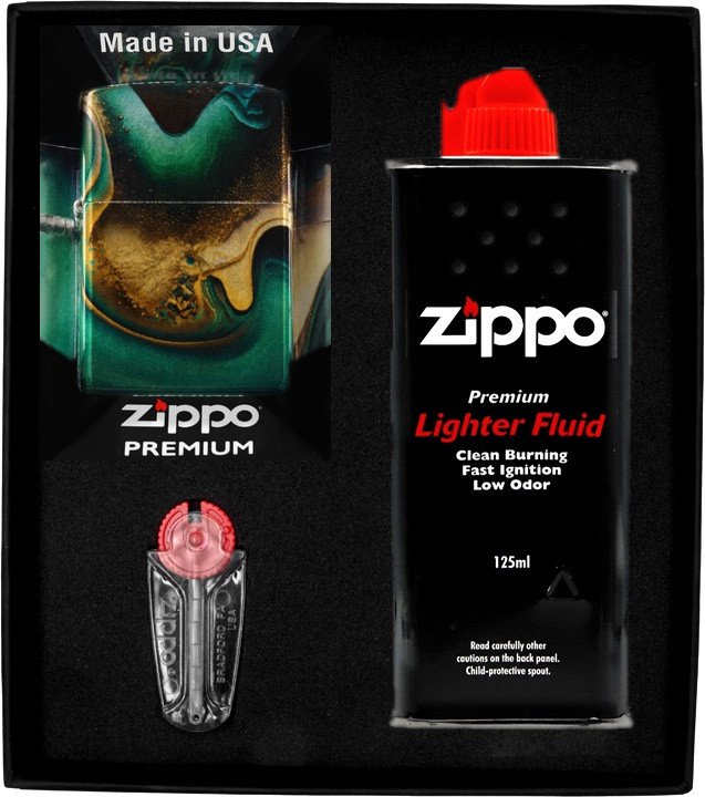 Zestaw ZIPPO Zapalniczka MARBLE DESIGN Prezentowy No1