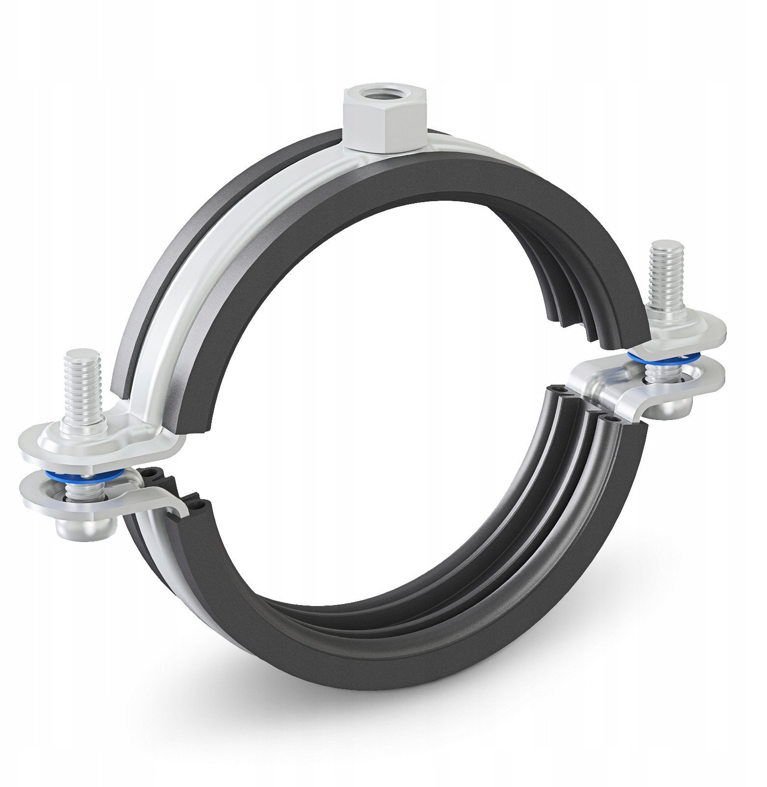 Obejma pojedyncza HOBBY HUPG z okładziną 2 1/2 (73-78) KPL M8