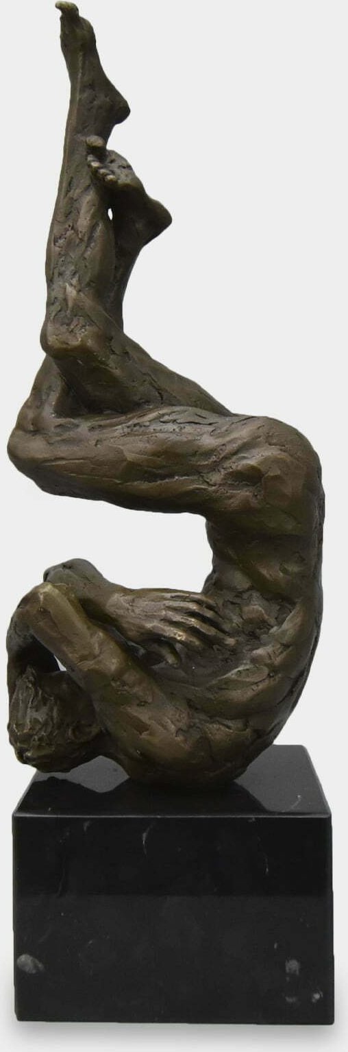 rzezbyzbrazu Akt Męski Tancerz Współczesny Rzeźba z Brązu