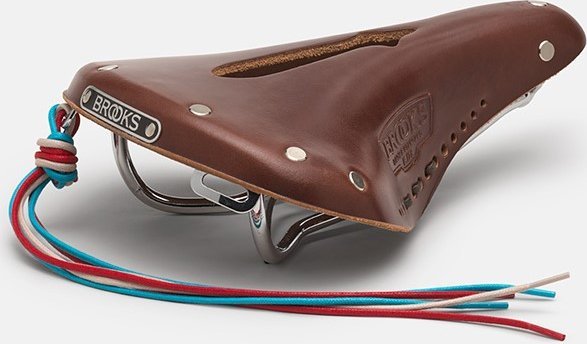 Brooks Siodełko BROOKS B17 CARVED SHORT, Brown, Steel Rail, Waga 460g, Linia Leather (NEW)