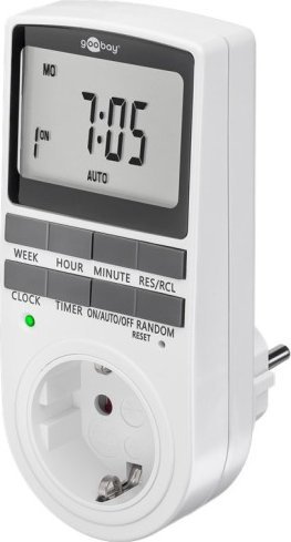 Goobay Cyfrowy zegar sterujący (gniazdo typu F)