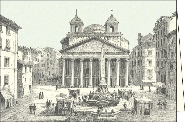 Rossi Karnet z kopertą ITW 001 Roma Piazza della Rotonda