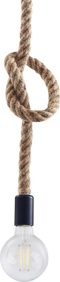 Lampa wisząca Polux Lampa wisząca na sznurze Rope 321909 Polux LED 12W pojedyncza beżowa