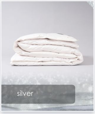 AMZ Kołdra puch gęsi SILVER letnia 155x200
