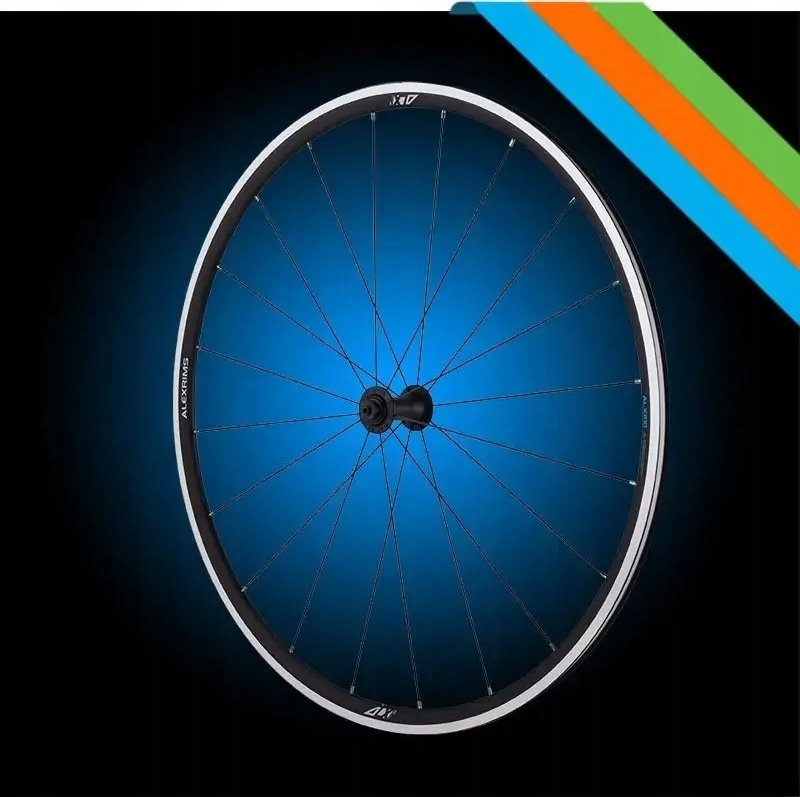 Alexrims Koła szosowe ALEXRIMS ALX210 ROAD, 700C, Stożek 24mm, Tubeless Ready, V-brake, Zacisk QR, Łożyska kulkowe, Waga 1922g (NEW)