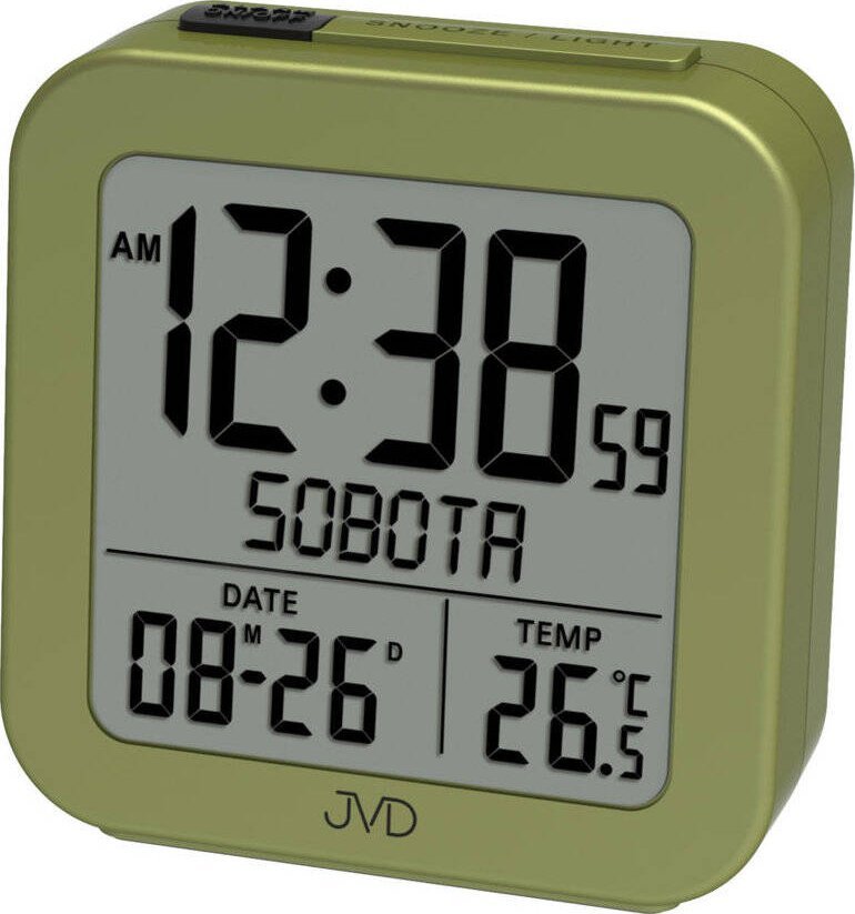 JVD Zegar budzik JVD RB9370.3 polskie dni tygodnia .