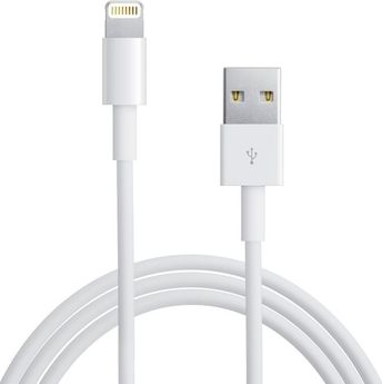 Kabel USB Hurtel USB-A - Lightning 1 m Biały (12385)