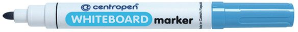 Centropen Marker do tablic suchościeralny okrągła końcówka błękitny (8559/67)