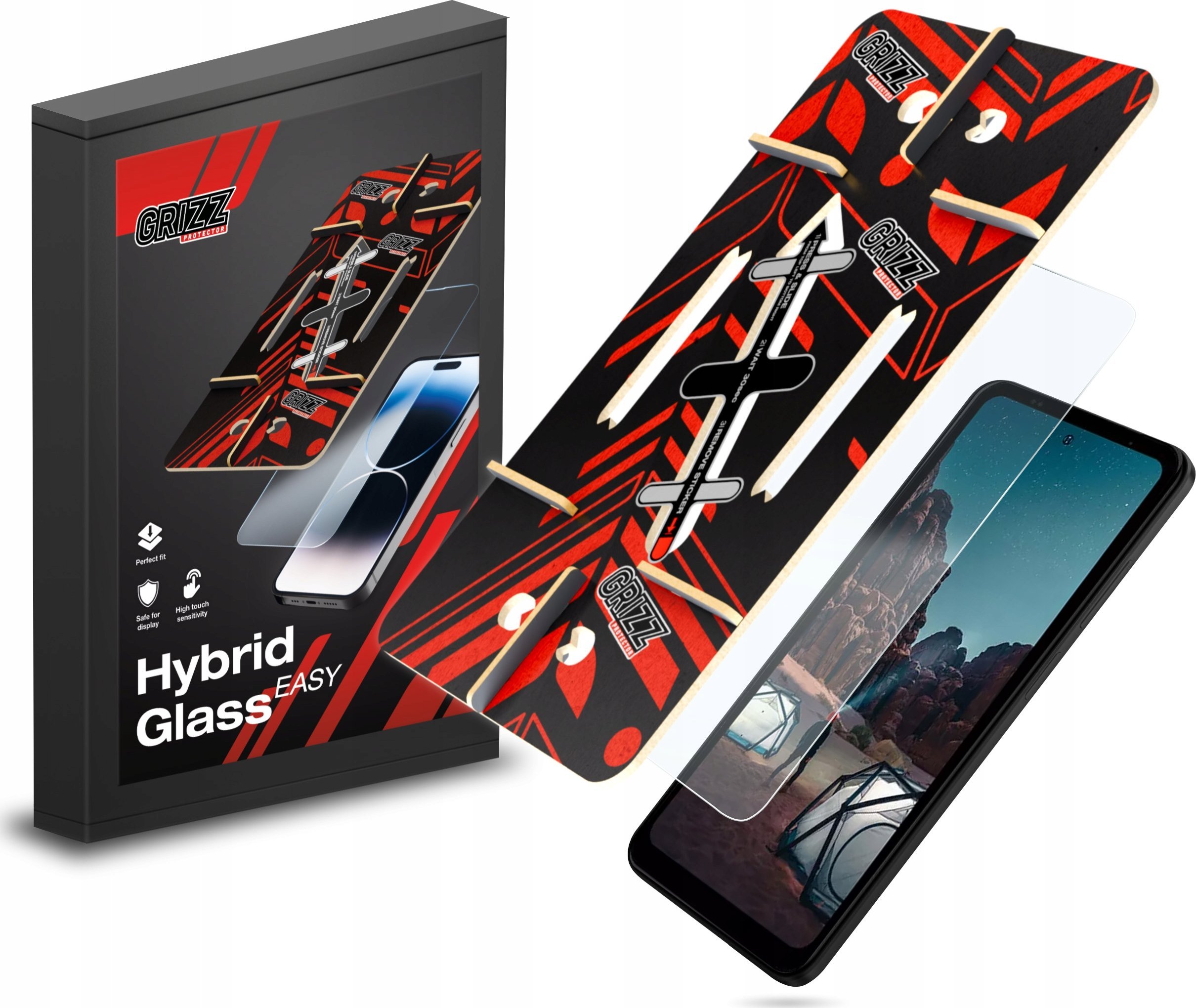 GrizzGlass Szkło hybrydowe HybridGlass Easy do Ulefone Armor 24