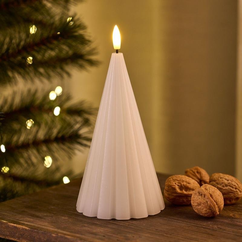 Dekoracja świąteczna Sirius Sirius Laura Tree, H17cm, white