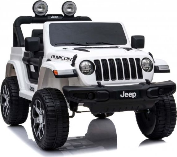 Super-Toys JEEP WRANGLER RUBICON MIĘKKIE KOŁA, MIĘKKIE SIEDZENIE, PEŁNA OPCJA/DK-JWR555