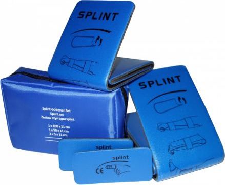 Polska Firma Zestaw 4 szyn usztywniających typu SPLINT w etui