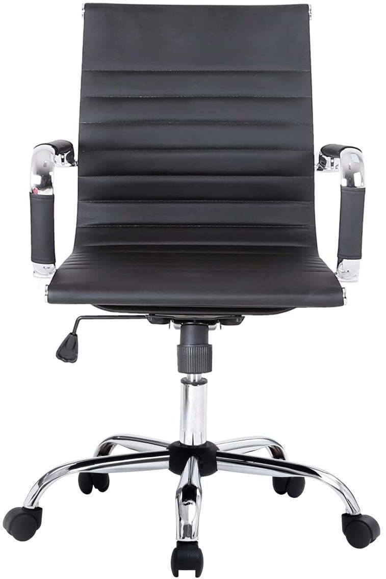 Equip Bürostuhl gerippte Polsterung/Rückenlehne schwarz