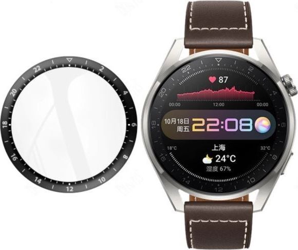 Best Accessories FOLIA OCHRONNA Z RAMKĄ 3D DO HUAWEI WATCH 3 PRO 48mm