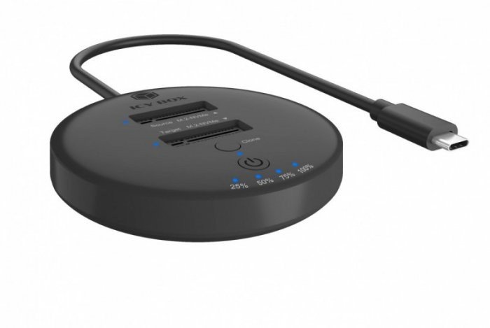 Stacja klonujšca+dockujšca dla 2xNVMe M.2SSD IB-1612MCL-C31