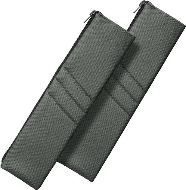 Labo Bawełniane nakładki na pasy bezpieczeństwa 2 szt. (ciemno szare)