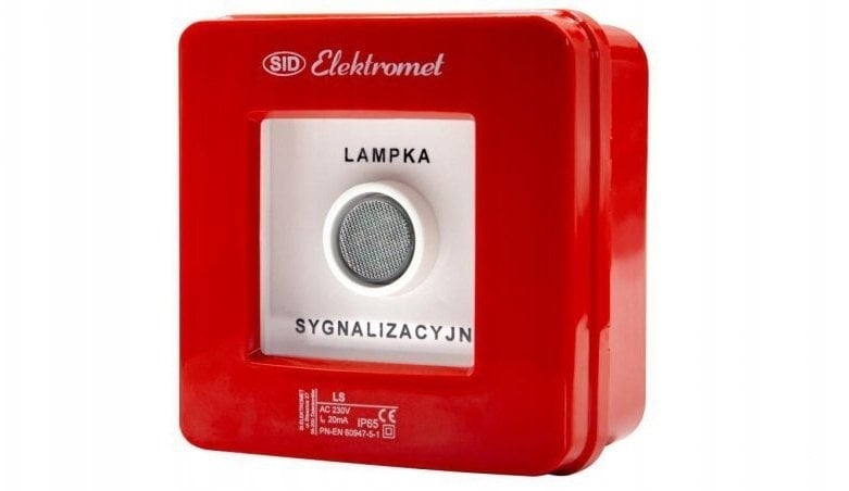 Lampka sygnalizacyjna czerwona natynkowa LS 24c ID 911491