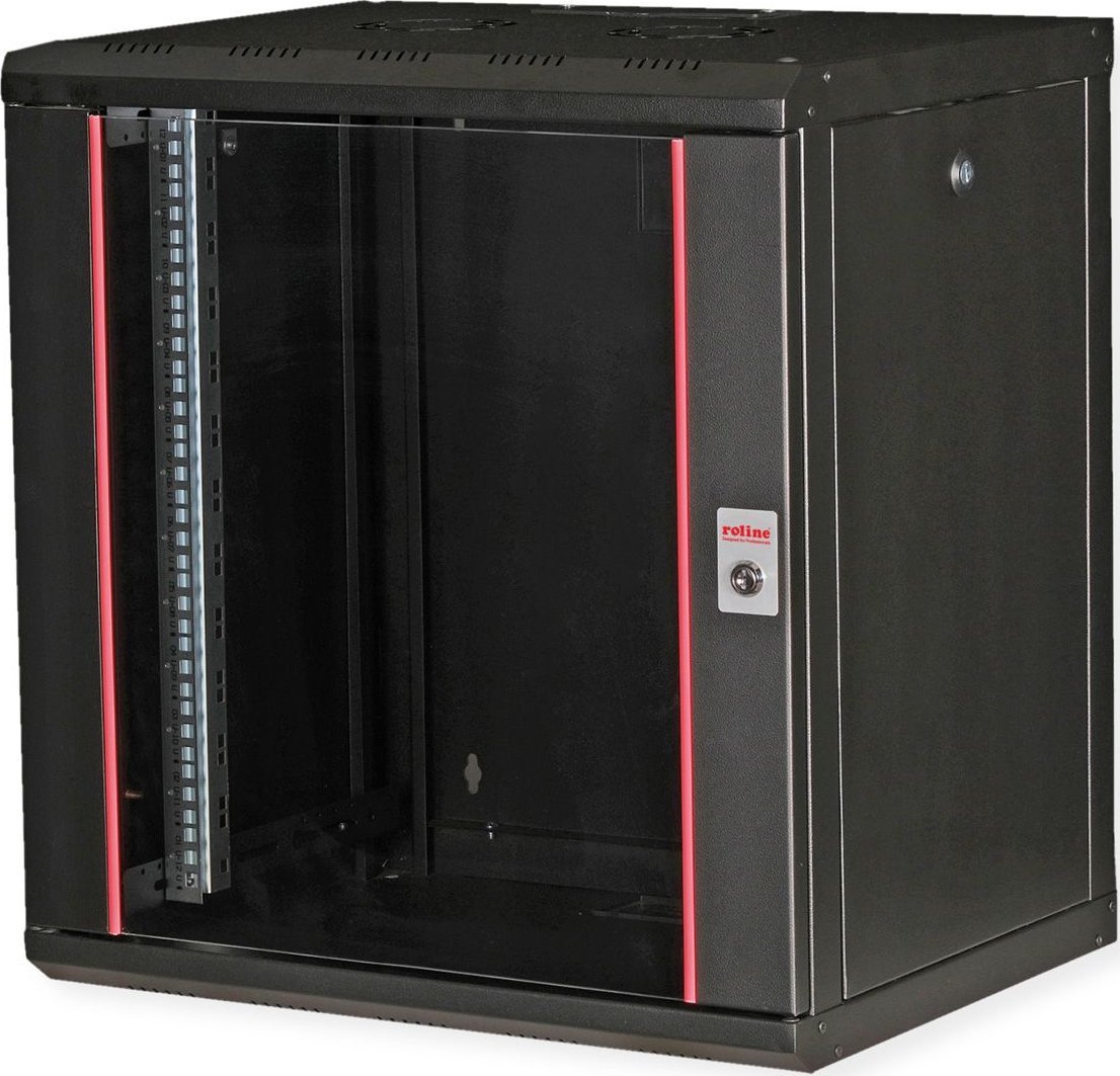 Roline ROLINE Wandgeh�use Pro 48,26cm 19Zoll 12 HE 600x450 BxT schwarz