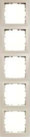 Hager Ramka pięciokrotna BERKER kremowa - 5310158982