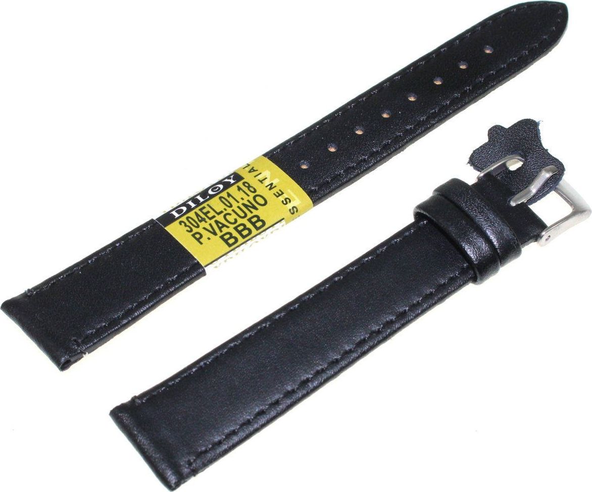 Diloy Skórzany pasek do zegarka 18 mm Diloy 304EL.18.1