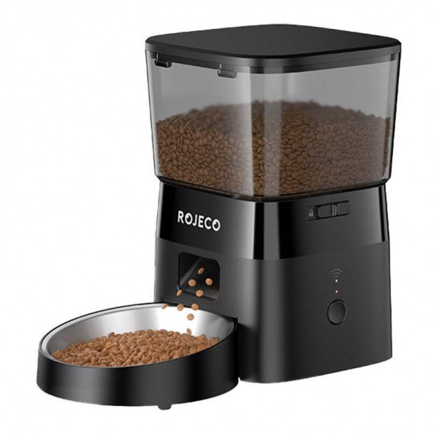 Inteligentny dozownik karmy Rojeco 2L Pet Feeder WiFi Version (czarny) 1776402387