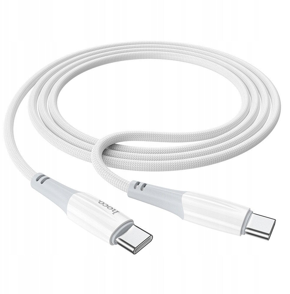 Kabel USB Hoco USB-C - USB-C 1 m Biały