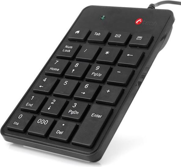 Klawiatura C-Tech Klawiatura numeryczna, czarna (KBN-01)