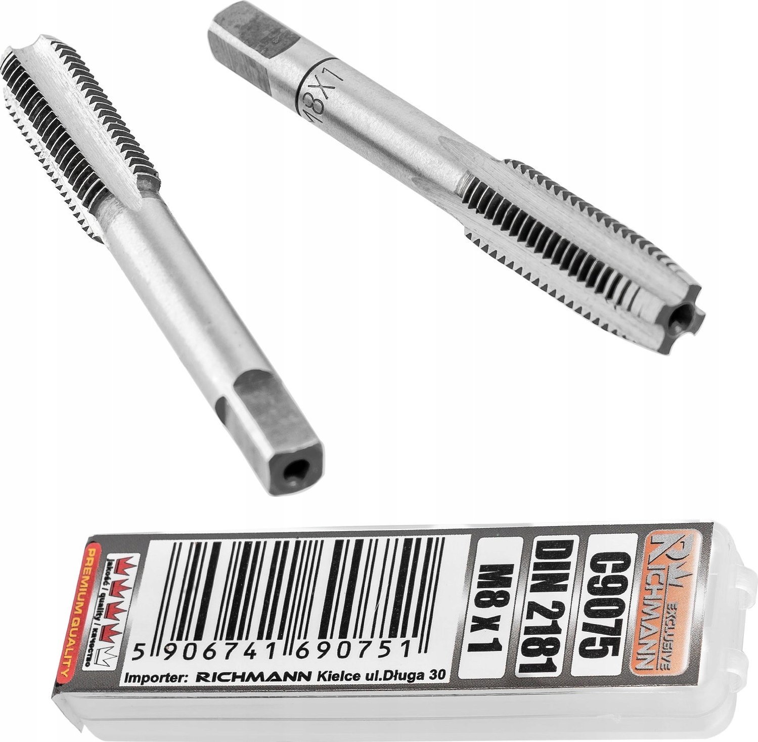 Richmann Fine thread tap M10 x 1.25 mm 2 pcs.