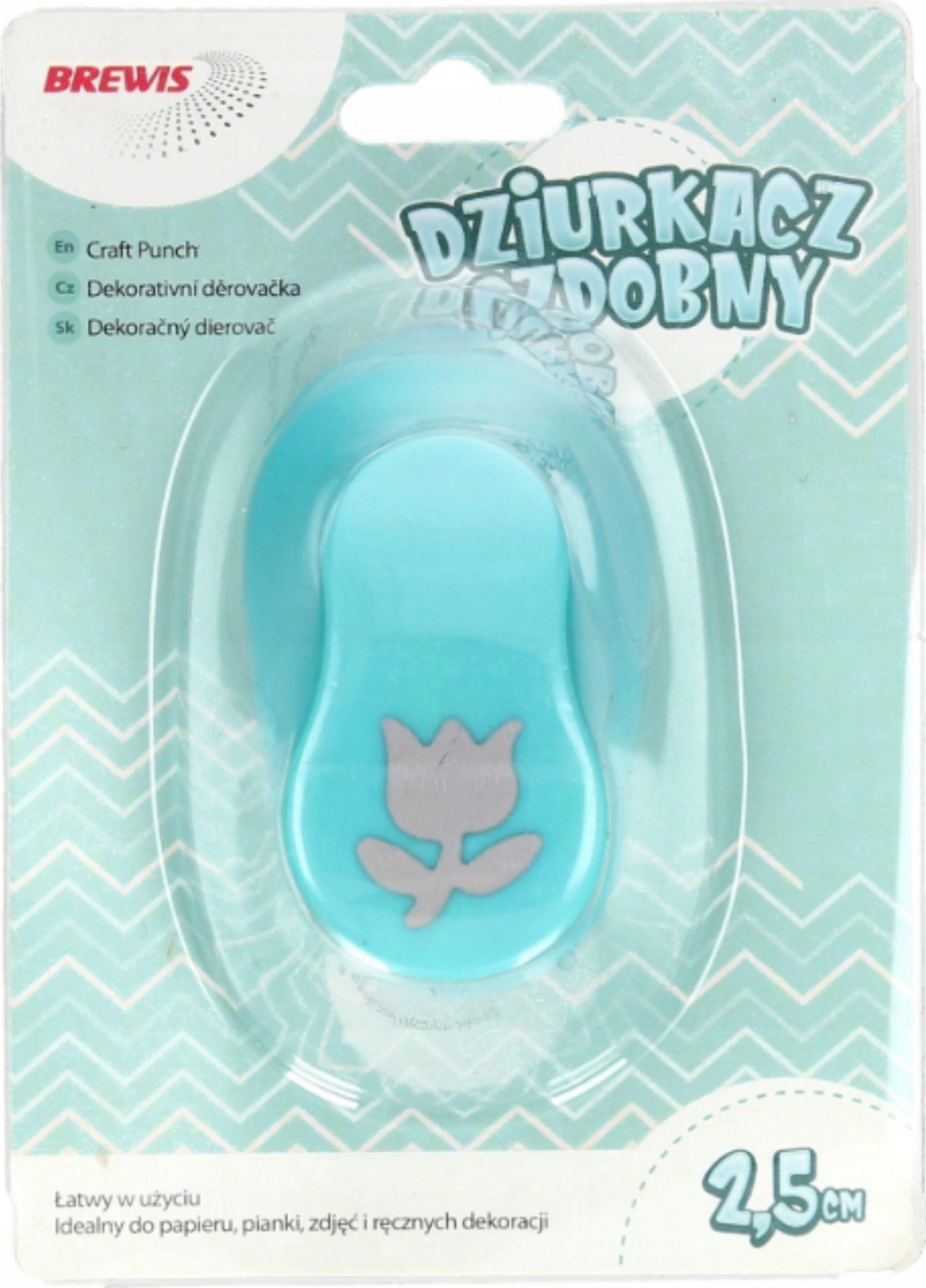 FANDY DZIURKACZ OZDOBNY 25 MM TULIPAN BREWIS