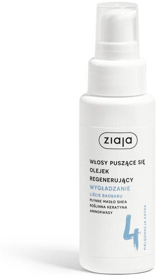 Ziaja Liście Baobabu Wygładzający Olejek Do Włosów Puszących Się 50ml