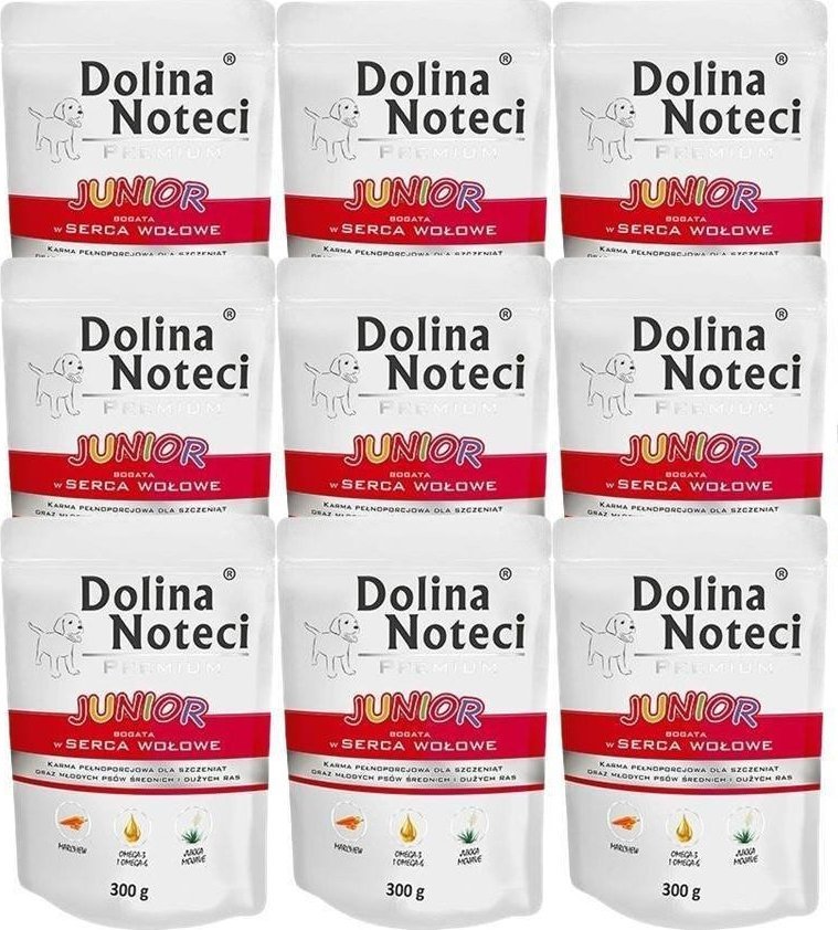 Dolina Noteci Premium Junior wołowina 24x300g