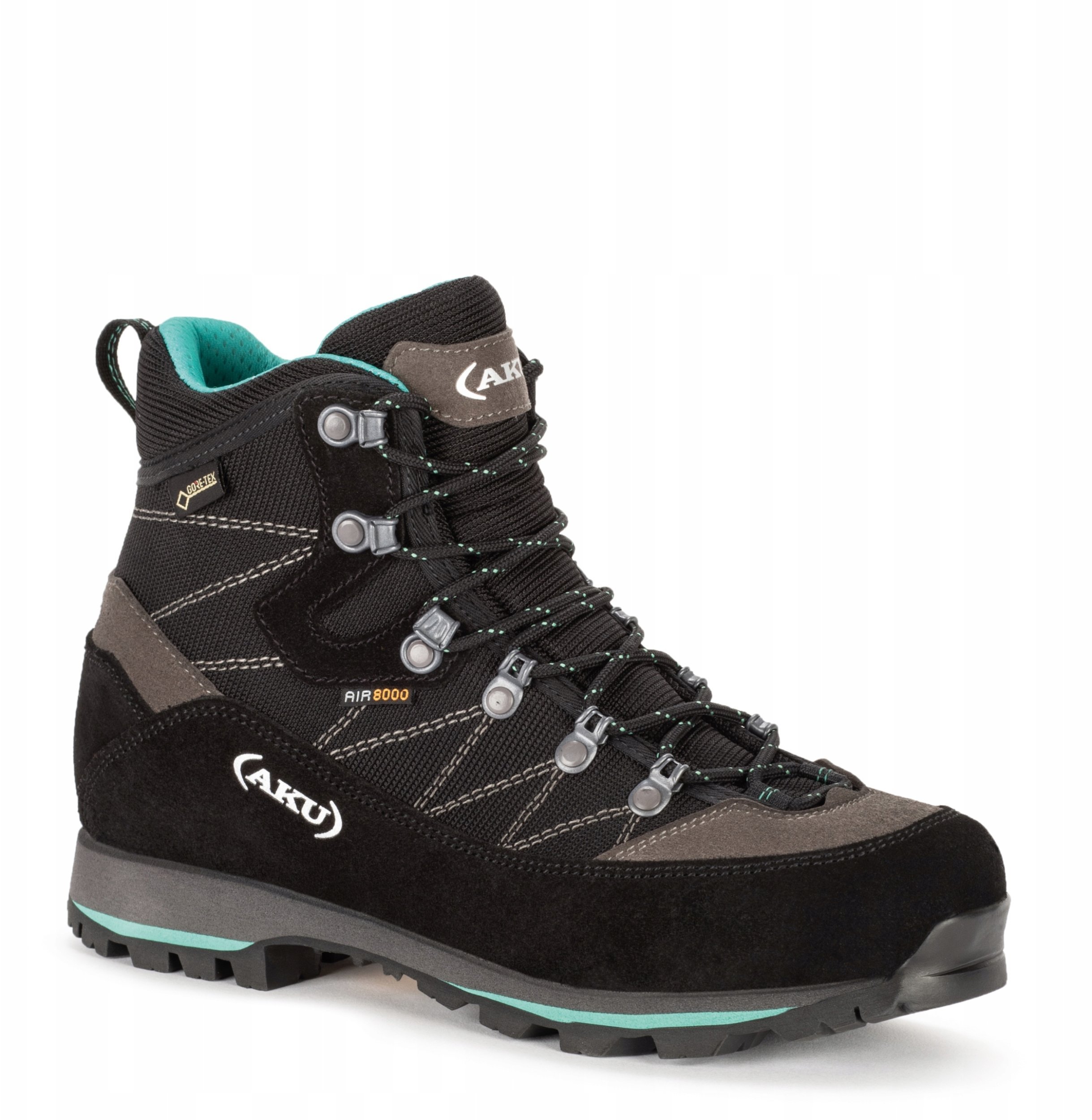 Buty trekkingowe damskie Aku W'S TREKKER LITE III WIDE GTX, black/ mint, 37.5