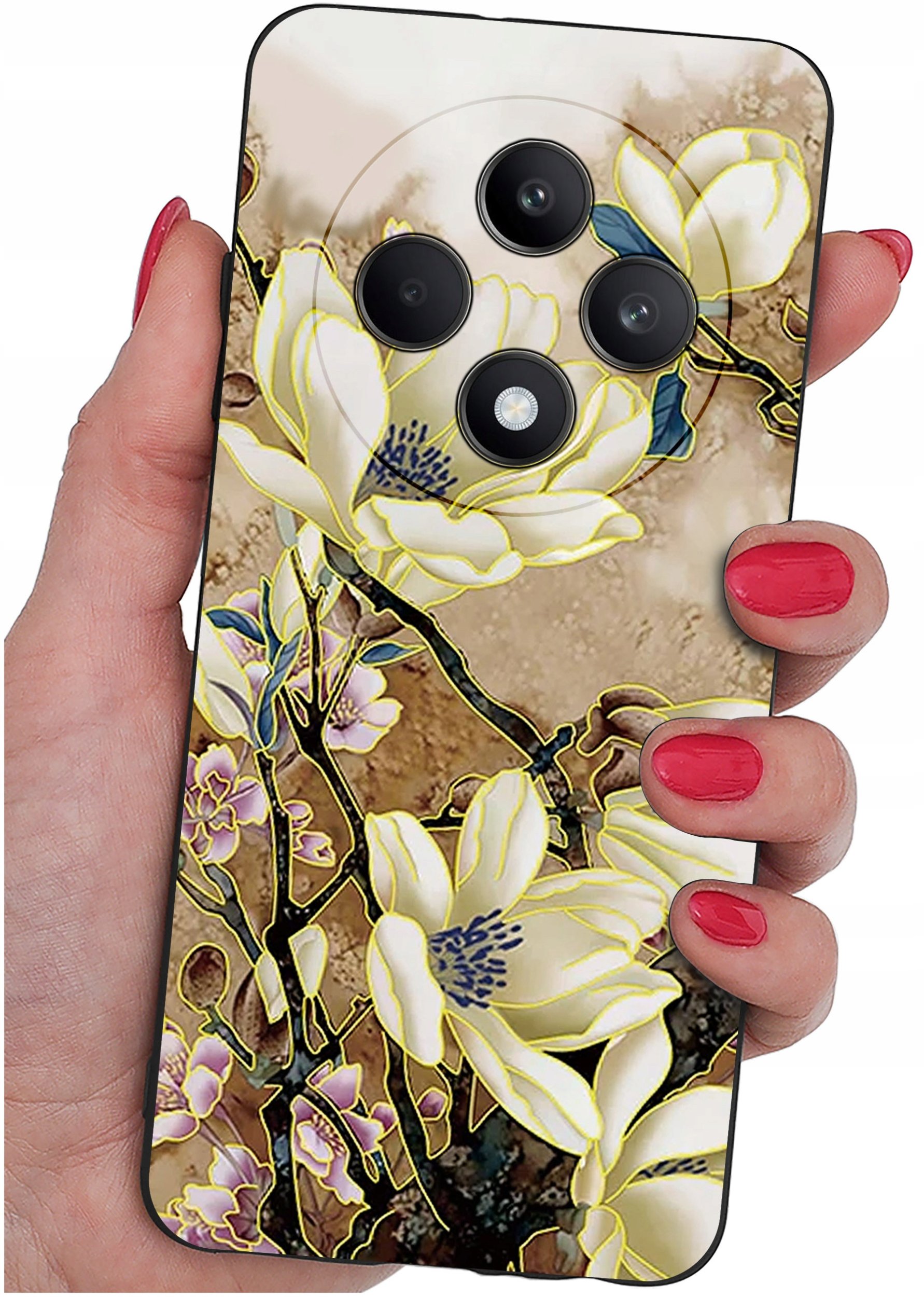 Etui do Oppo Reno 12 F 5G | 12 FS 5G WZORY |SILIKONOWE MATT CASE + SZKŁO 9H