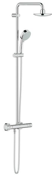 Zestaw prysznicowy Grohe New Tempesta Cosmopolitan z deszczownicą z baterią termostatyczną chrom (27922000)