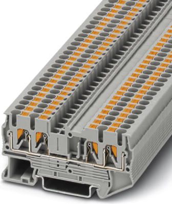 Phoenix Contact Listwa zaciskowa przepustowa 4-przewodowa 0,14-4mm2 szara PT 2,5-QUATTRO (3209578)