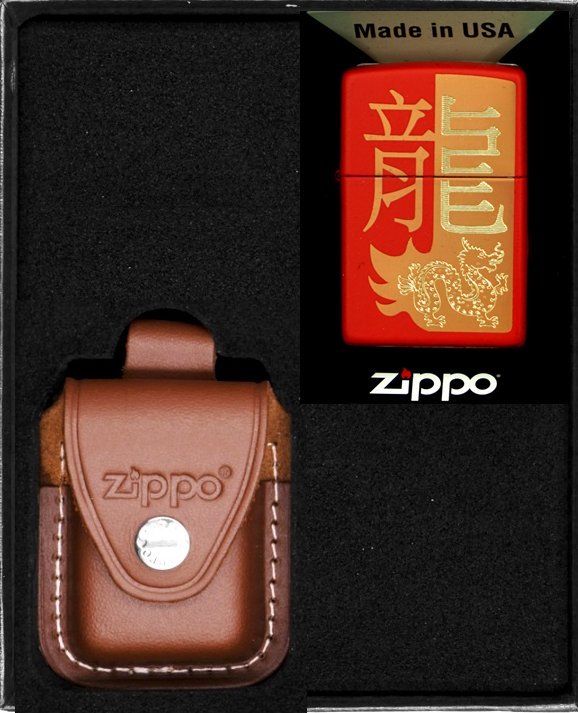 Zestaw ZIPPO Zapalniczka YEAR OF THE DRAGON 2024 Prezentowy No2